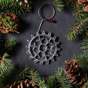 Sprocket Snowflake Ornament